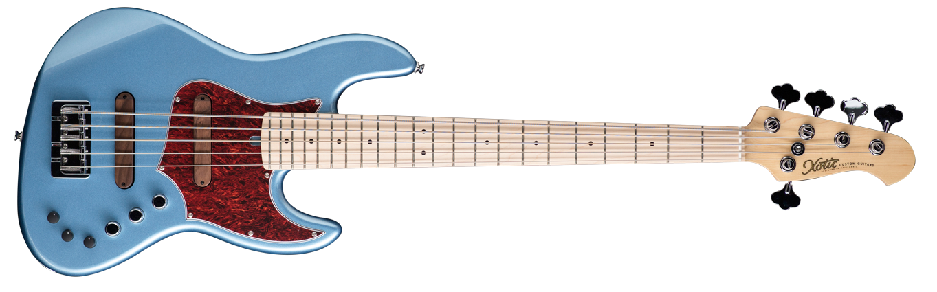 XJPRO-1 5-string (ASH BODY / MAPLE FB ) Lake Placid Blue - Stock Date - Out of Stock