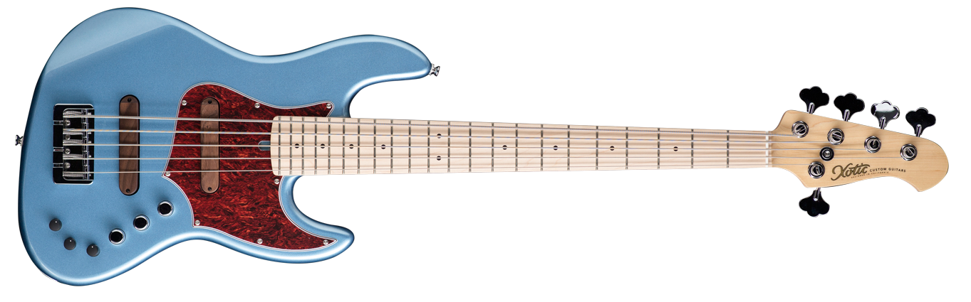 XJPRO-1 5-string (ASH BODY / MAPLE FB ) Lake Placid Blue - Stock Date - Out of Stock