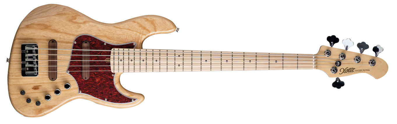 XJPRO-1 5-string (ASH BODY / MAPLE FB ) Natural - Stock Date - In Stock